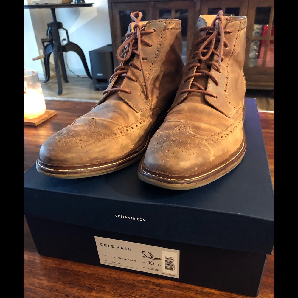 Cole Haan Williams Welt Bit II Camel Size 10 Boot
